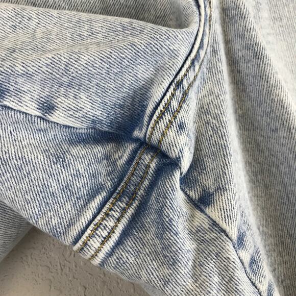 Ava & Viv High Rise Light Acid Wash Tapered Crop Retro Jeans Stretch Plus Size - Picture 6 of 9